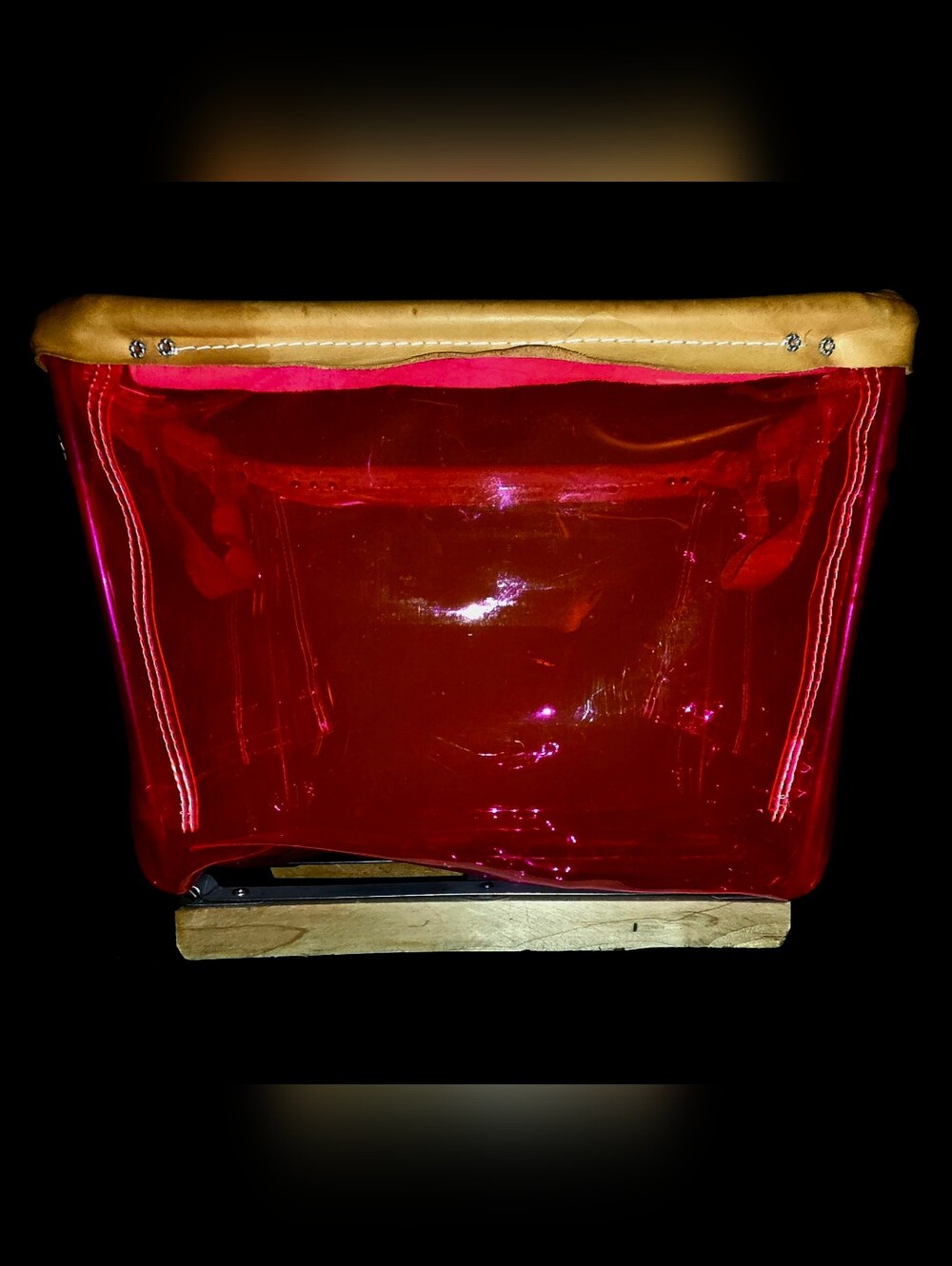 Pink Vinyl Tote Store Prop